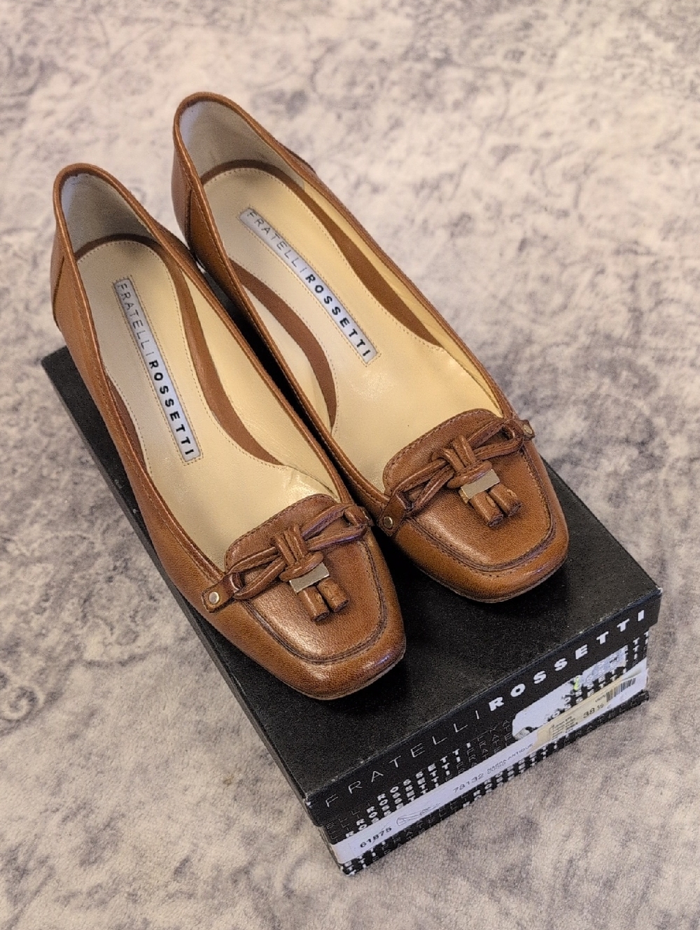 Fratelli Rossetti Tan Leather Tassel Loafers
